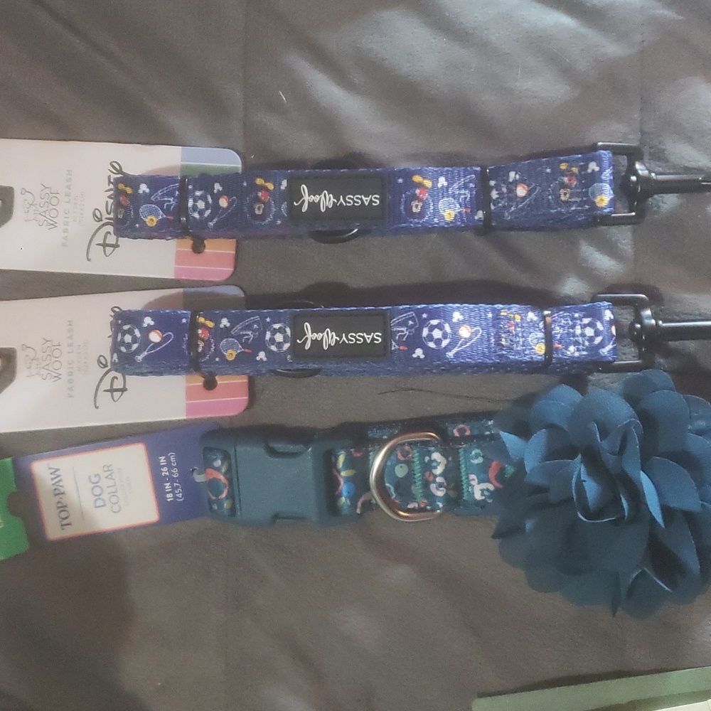 DISNEY DOG LEASH BUNDLE BRAND NEW